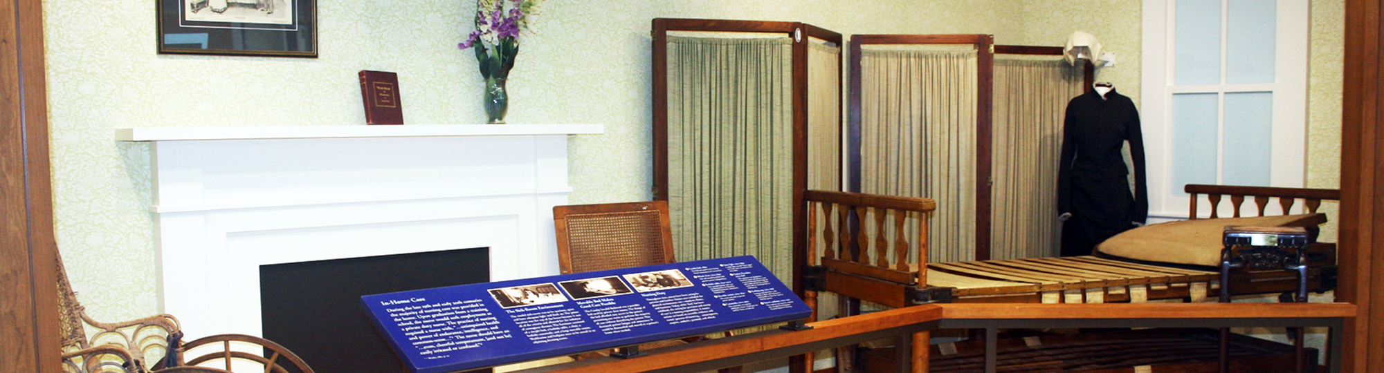 Historical artifacts on display